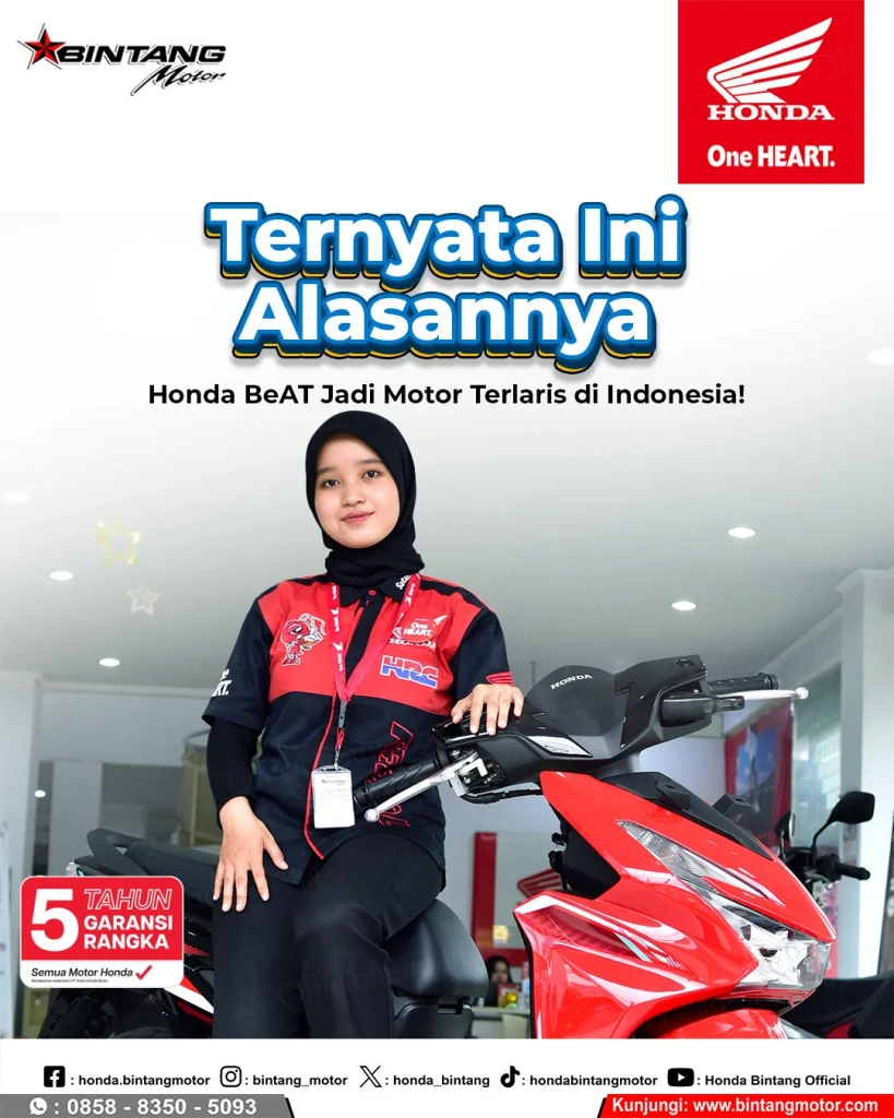 Ternyata Ini Alasan Honda BeAT Jadi Motor Terlaris di Indonesia!