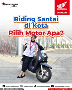 Pilihan motor Honda terbaik untuk riding santai di kota