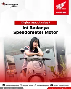 Perbandingan speedometer digital dan analog pada motor Honda modern